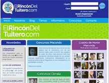 Tablet Screenshot of elrincondeltuitero.com